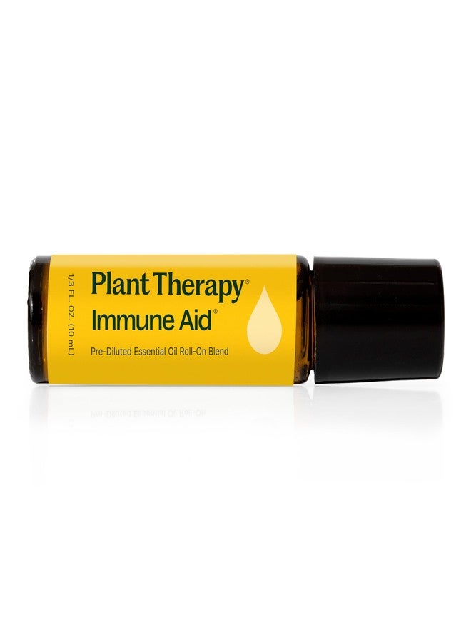 Plant Therapy Immune Aid Essential Oil Blend 10 mL (1/3 oz) 100% Pure, Pre-Diluted Roll On, Therapeutic Grade - Image 1